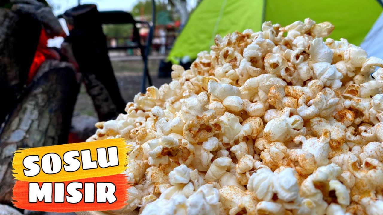 KAMPTA MISIR NASIL PATLATILIR???? DOĞADA YEMEK TARİFİ ▶️ EASY CAMP MEALS ????️ SOSLU YAPIMI ✔️ ÇADIR KAMPI
