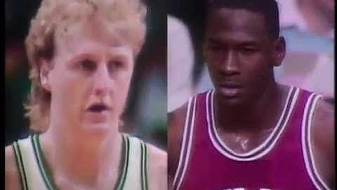 NBA on CBS Intro prior to Bulls-Celtics Game 2 (1986)