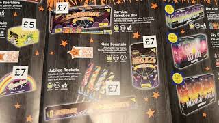 Tesco fireworks leaflet 2021