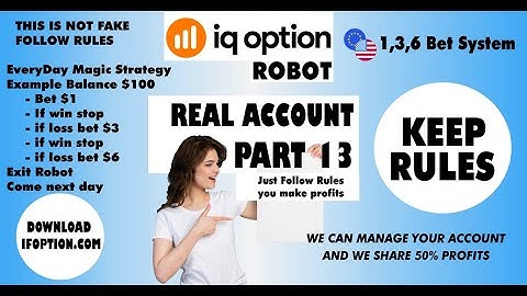 IQ Option Robot Real Account PART 13 - download from www.ifoption.com