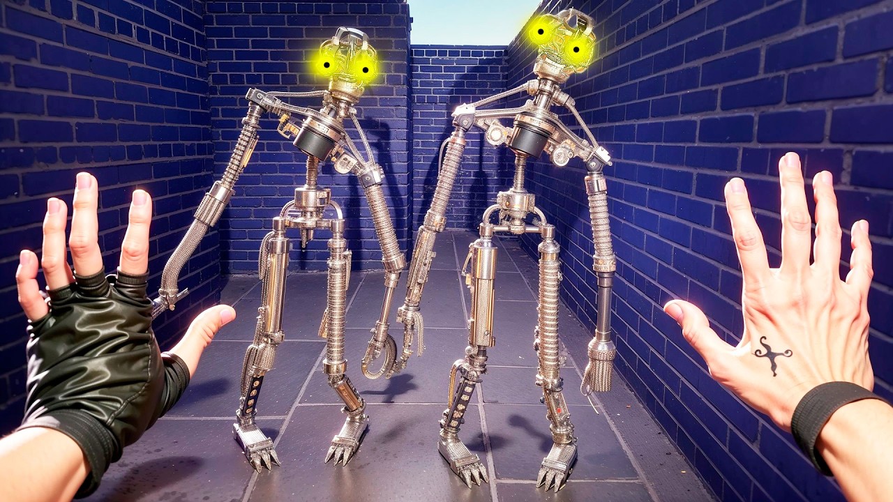 Мимик в лабиринте гоняется за нами FNAF COOP ► Garry's Mod