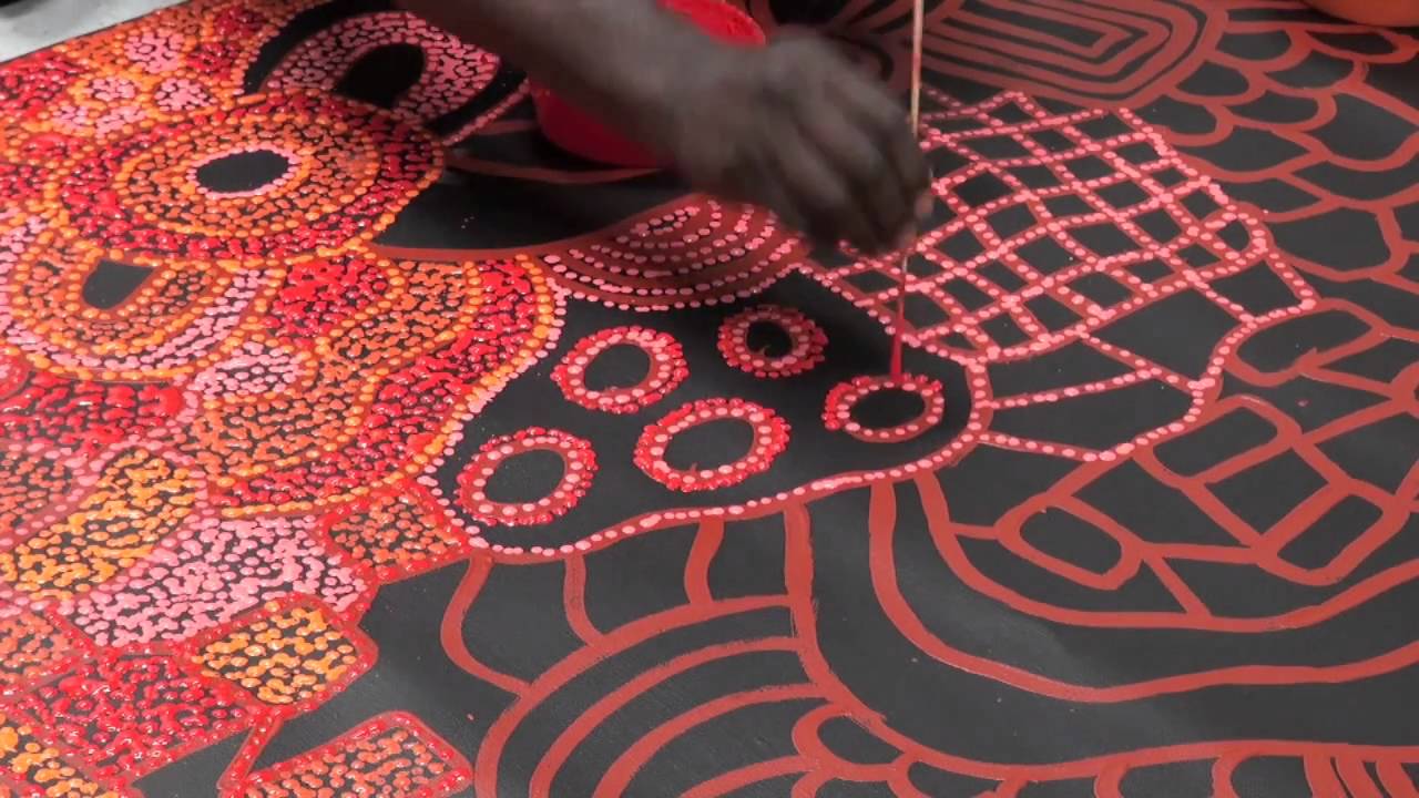  Aboriginal Artist Nellie Marks Nakamarra 1017 YouTube