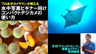 水中カメラマン原田雅章の水中写真ビギナー向けデジカメの使い方セミナー