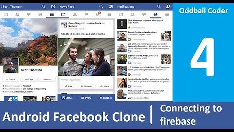 Connecting app to Firebase (Part-4) - [ Android Facebook Clone ]