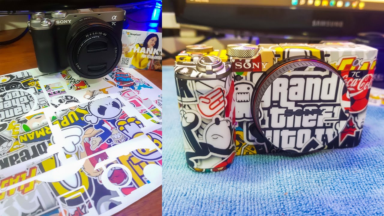 Best Funky Body Wrap for Sony alpha A7C | GTA STICKER BOMB |