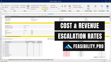 07 Cost & Revenue Escalation Rates | Standard Feasibility Module
