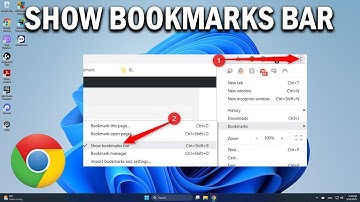 How To Always Show or Hide The Google Chrome Bookmarks Bar - Easy Fix