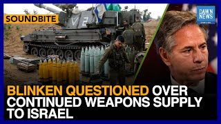 Journalist Confronts US Secretary Of State Over Continued Arms Supply To Israel | Dawn News English