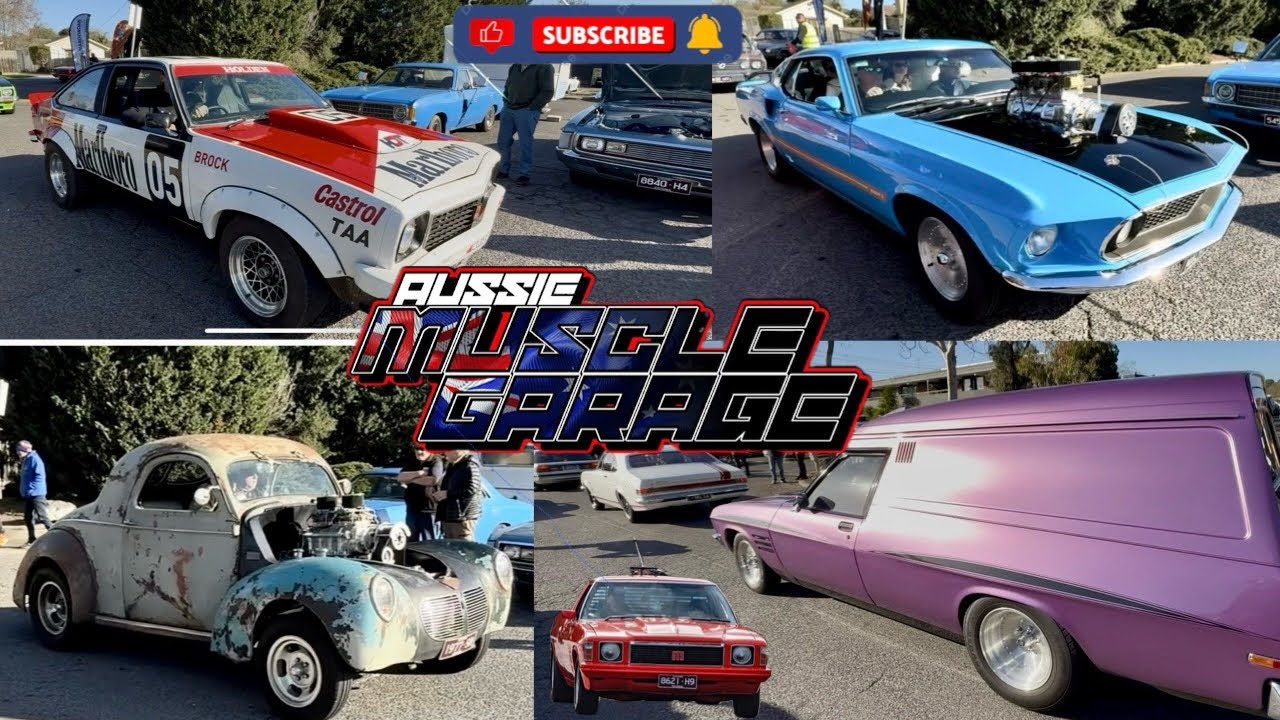 The most INSANE collection of Aussie and American muscle cars at Mr Excited cars show