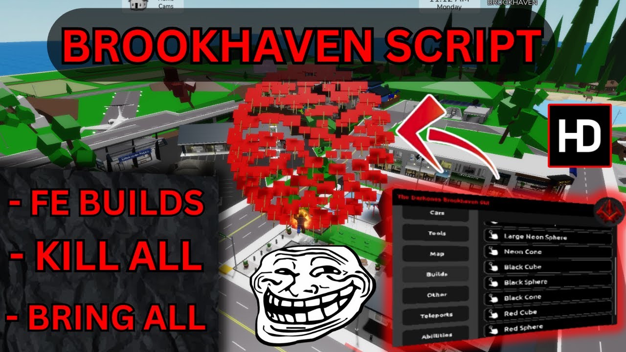 [THE BEST] Brookhaven Script | FE BUILDS, KILL ALL, FE FIRE EFFECTS ...