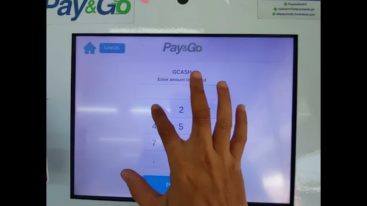 Top Up or Cash in G cash wallet using PAY&Go Machine