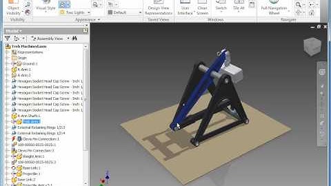 Part 1 - Dynamic Simulation & Finite Element Analysis (FEA) - Autodesk Inventor 2011