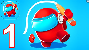 Impostor Drawing 3D - Gameplay Part 1 - All Levels 1-35 (Android, iOS)