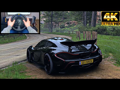 McLaren P1 | Forza Horizon 5 | Thrustmaster TX Steering Wheel Gameplay