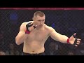 The Russian GIANT brutally KNOCKS OUT a HUGE Brazilian fighter! Brutal  battle of heavyweights!