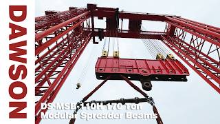 DAWSON 170T Modular Spreader Beam Proof Load Test | Full Range WLL 6T‑2000T Lifting Spreader Beams
