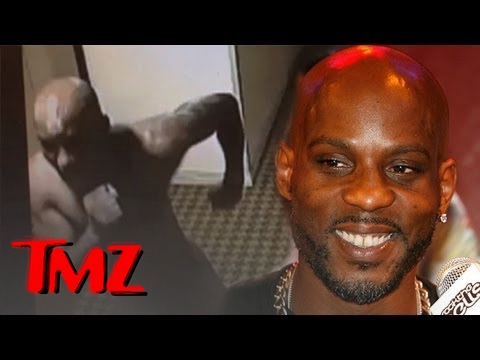 DMX clearly is not ashamed of himself because we got video of him running a...