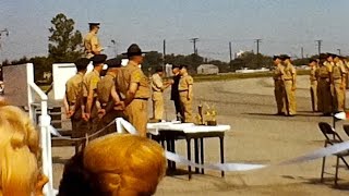 US Army Boot Camp Graduation Ceremony Fort Knox Kentucky Circa 1965 - 1st Armor Training Brigade