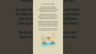 A Poem of Kindness ❤️ #kindness #poems #kidspoem