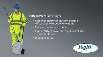 FDS-MM5 Mist Sprayer: Mobile, Lightweight, Easy to Use