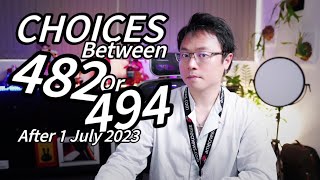 Choices between 482 or 494 Visa - after 1 July 2023