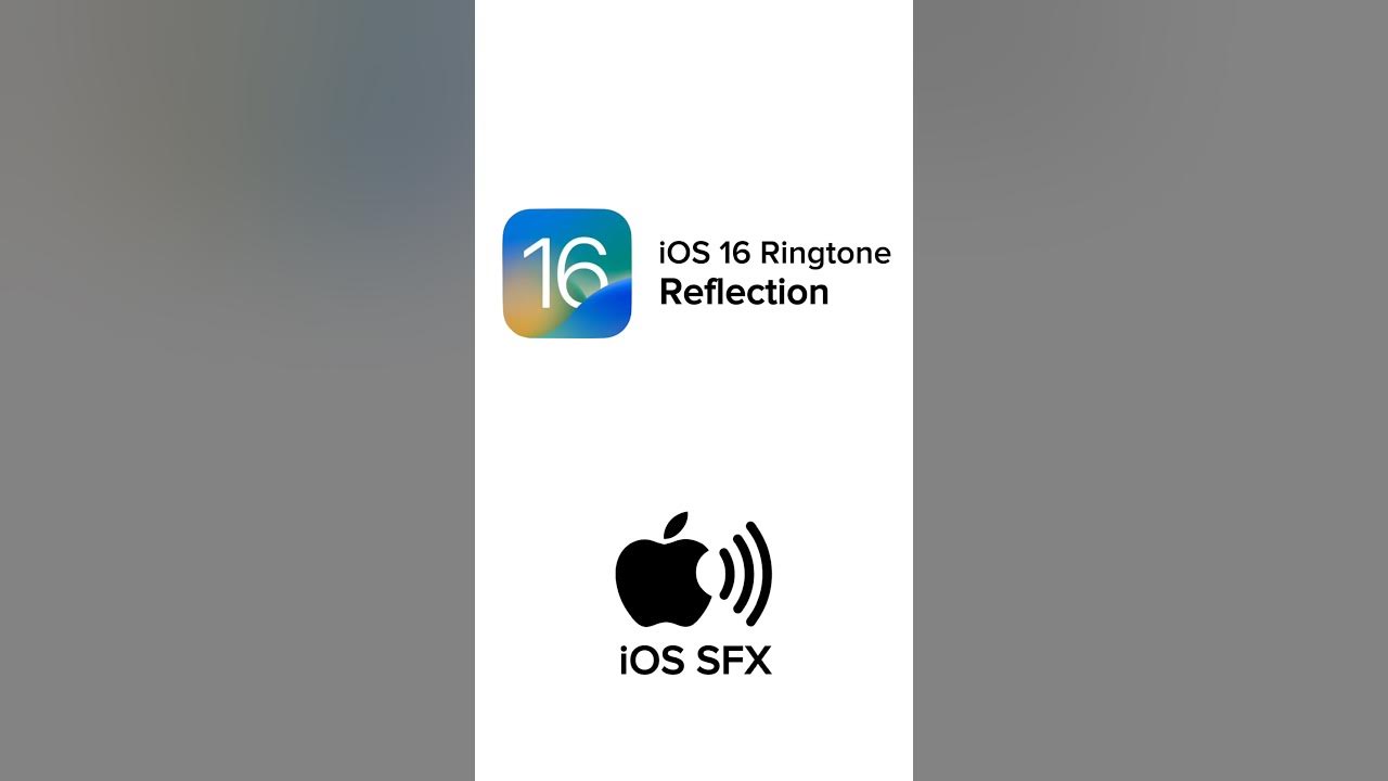 iOS 16 Default Ringtone - Reflection #iphone