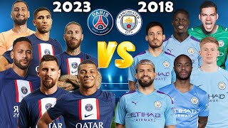 PSG 2023 🆚 Manchester City 2018 😮🔥 (Aguero, Messi, Sterling, Mbappe, Leroy Sane, Neymar) 🔥