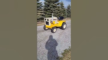 First video got the 1970 128 out ready for work #tractor #cubcadet#restoration #ghostrider