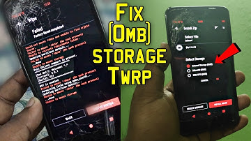 Fix: Unable to Mount Storage | Internal Storage (0MB) | Twrp Recovery