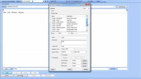 Aveva PDMS Admin Creating and setting up new project