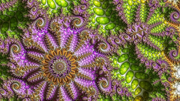 Mandelbrot landscape #40 Summer has come!