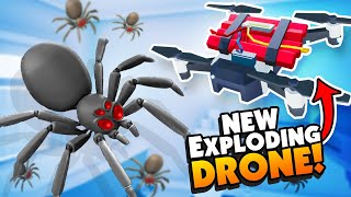 New EXPLODING DRONE Weapon Hunts Down Spiders and Destroys Them! - Kill It With Fire Omega Files