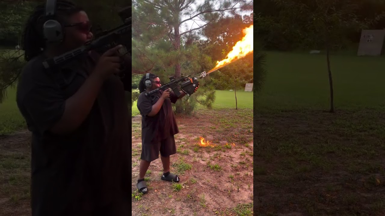 Flamethrower + Gun 🔥 