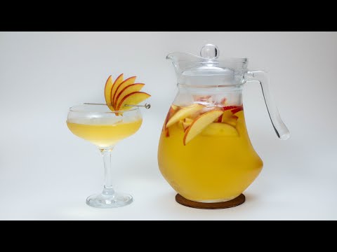 Яблочный ром кулер | Простой летний коктейль для компании.