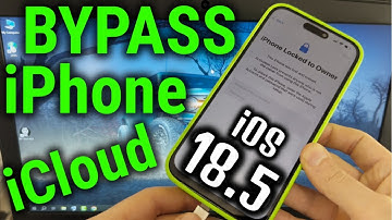 iOS 18.5 Bypass iCloud iPhone Locked To Owner How to Unlock iPhone 16 15 14 13 12 11 XS XR