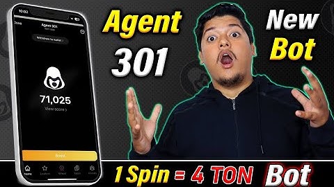 1 Spin = 4 TON Claim🔥- Agent 301 Mining Bot Powered By Bitget | New Tap-To-Earn Airdrop 2024 🚀
