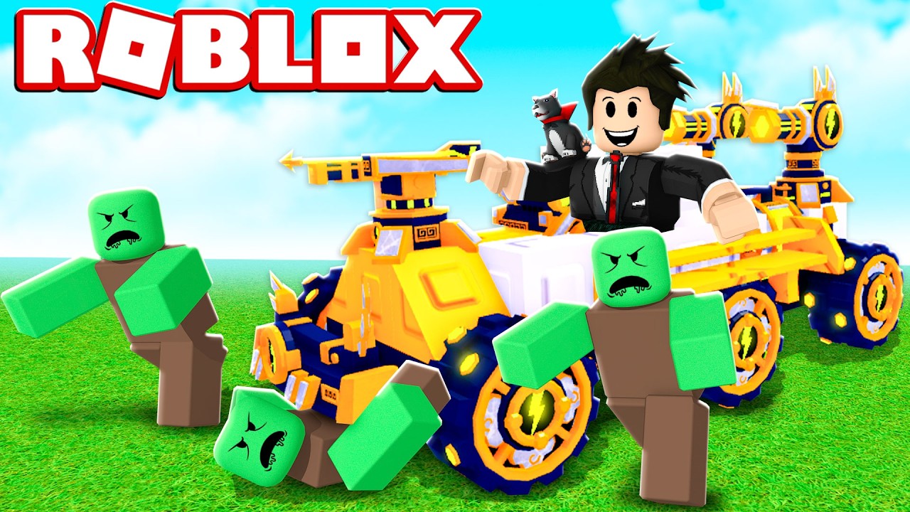 LOKIS COM CARROS VS ZUMBIS | Roblox - Build and Kill Zombies