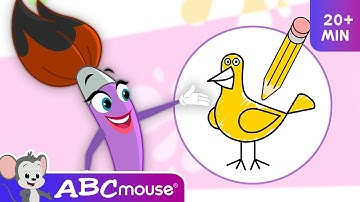 🎨 Pet Drawing Fun! | Violet’s Art Adventure + More ABCmouse for Kids 🐾🖌️ | 20 Minutes of Learning