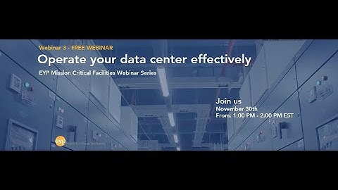 Operate your data center effectively