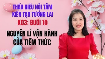 Thấu Hiểu Nội Tâm K03-Buổi 10-Nguyên Lí Vận Hành Của Tiềm Thức | Hà Thị Loan