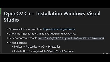 001 Install OpenCV on Windows - Visual Studio 2022 Learn OpenCV with C++
