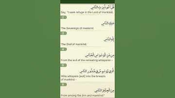 Surah An-Nas / By Sheikh Abdoullah Matrood / Arabic translation In English/ سورة الناس