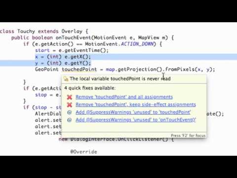 Android Application Development Tutorial   136   Geocoder and GeoPoint