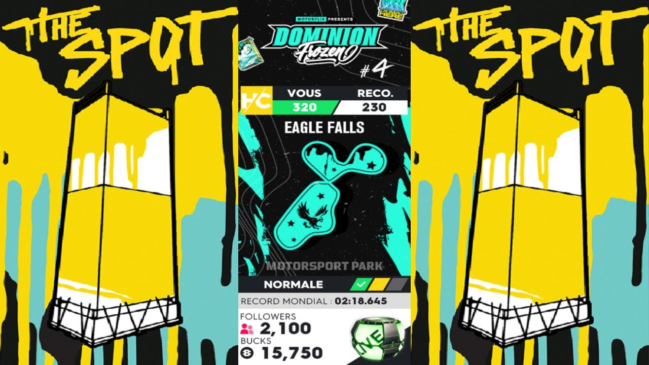 the crew 2 épreuve street racing"DOMINION FROZEN #4"HYPERCAR #17