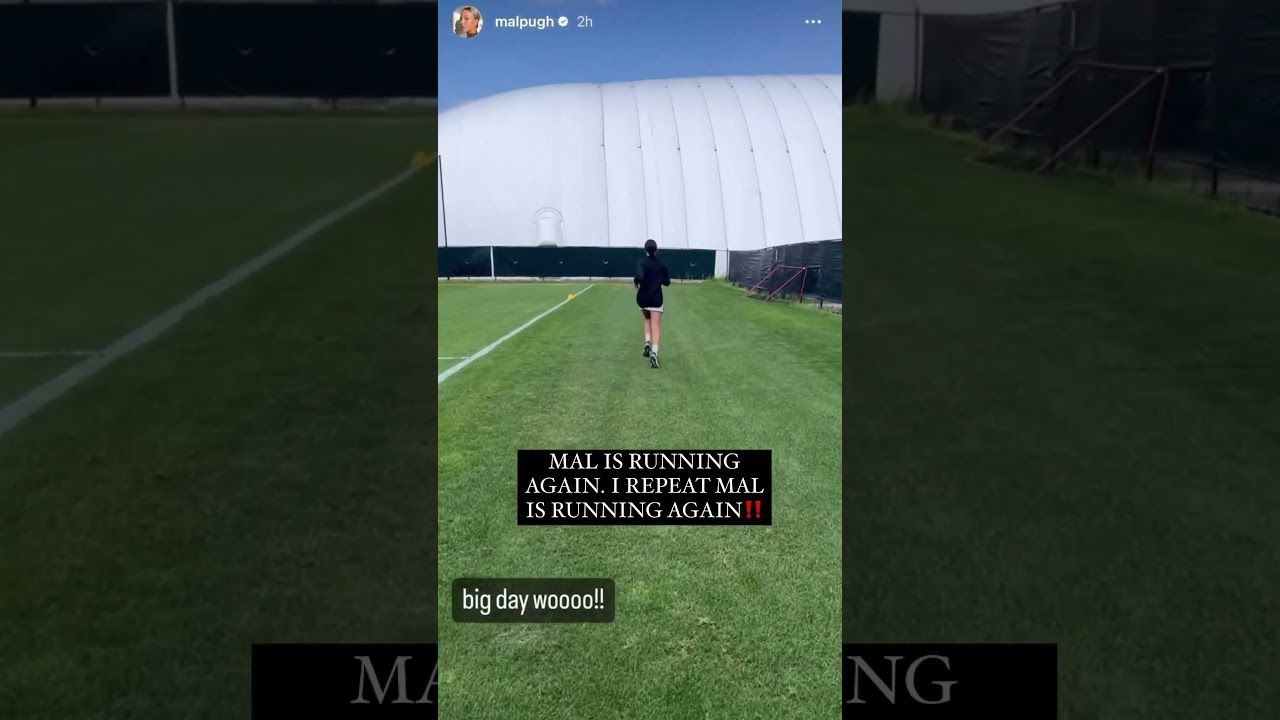 Mallory Pugh is on her journey to recovery! 🫶