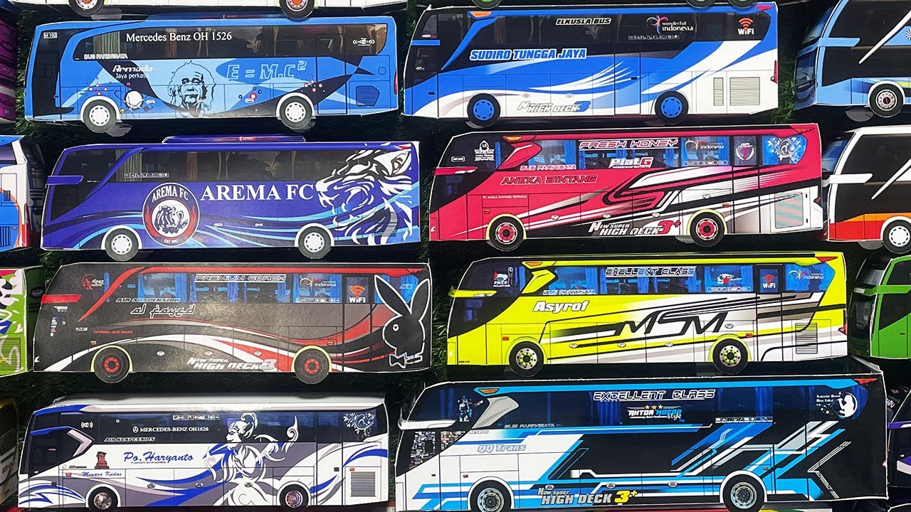 Bus Telolet, Bus Armada Jaya Perkasa, Bus STJ Apoorva, Bus Haryanto ...