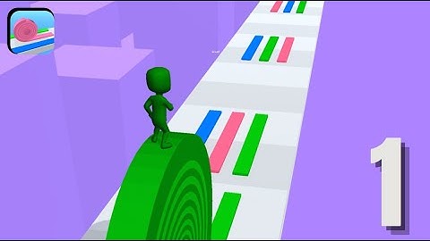 Layer Roll - Gameplay Walkthrough All Levels Update Top Free (IOS, Android) Part 1