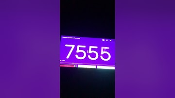 Challenge countdown from 7600