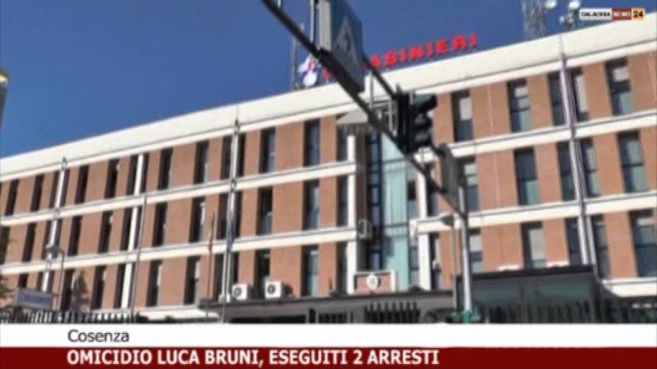 OMICIDIO LUCA BRUNI, ESEGUITI 2 ARRESTI A COSENZA