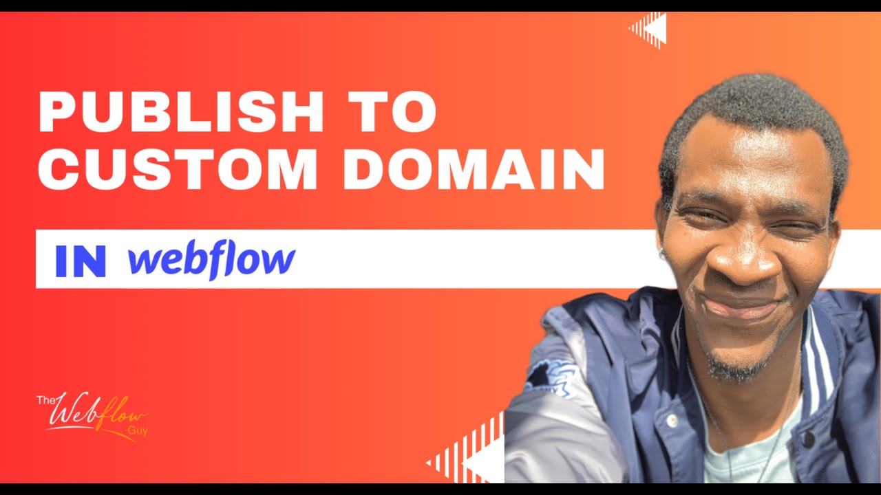 How to Publish to Custom domain (URL) in Webflow - YouTube